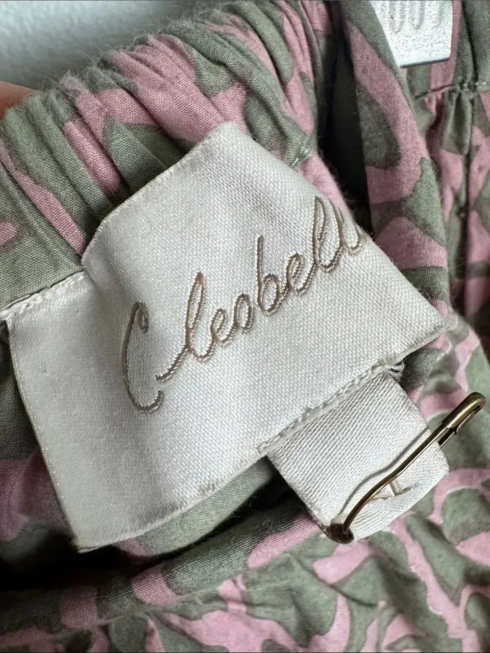 Cleobella Paola Ankle Skirt Border Print Hi Low XL
